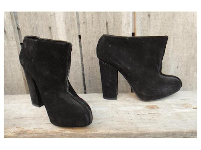 Acne Botines acné 40 Negro - vista 2