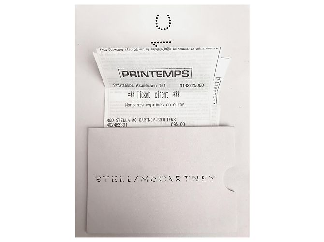 Stella Mc Cartney Sandalias Stella McCartney Emilie en cuero vegano negro - vista 3