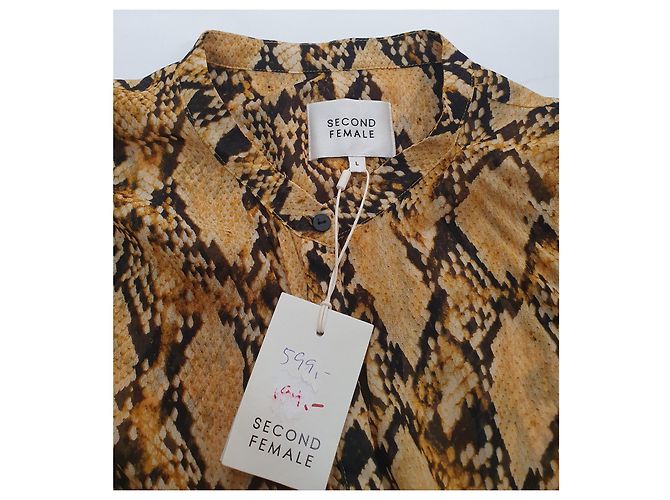 Autre Marque Camisa Second Female Estampado Serpiente Viscosa L Multicolor - vista 5