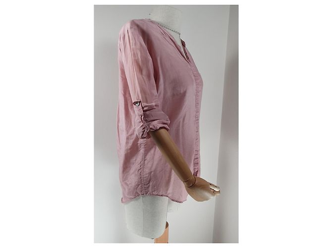 Hugo Boss Boss Orange Top de seda rosa - vista 2