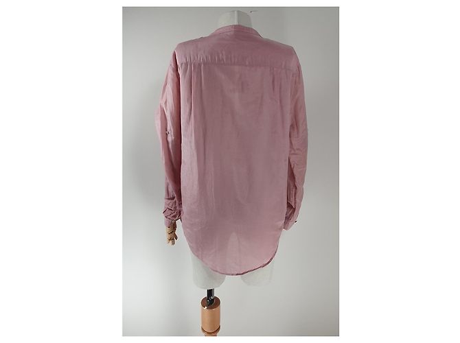 Hugo Boss Boss Orange Top de seda rosa - vista 3