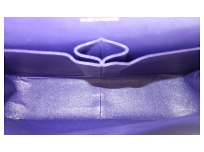 Borsa Chanel Classic chevron Blu - vista 6