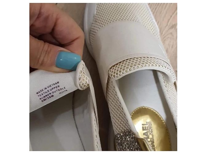 Michael Kors Sneaker Beige Stoff Größe 38 - Ansicht 2