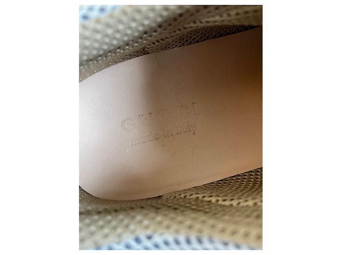 Gucci Flashtrek Sneaker Weiß Stoff Gummi - Ansicht 12