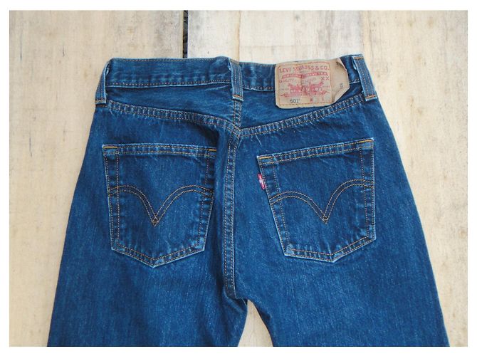 Levi's LEVIS 501 W 28 l32 (T 38) Azul - vista 3