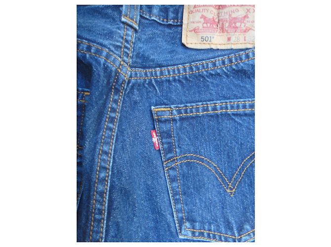 Levi's LEVIS 501 W 28 l32 (T 38) Azul - vista 5