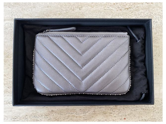 Trendy CC Silber CHANEL Kleinlederwaren - Ansicht 2