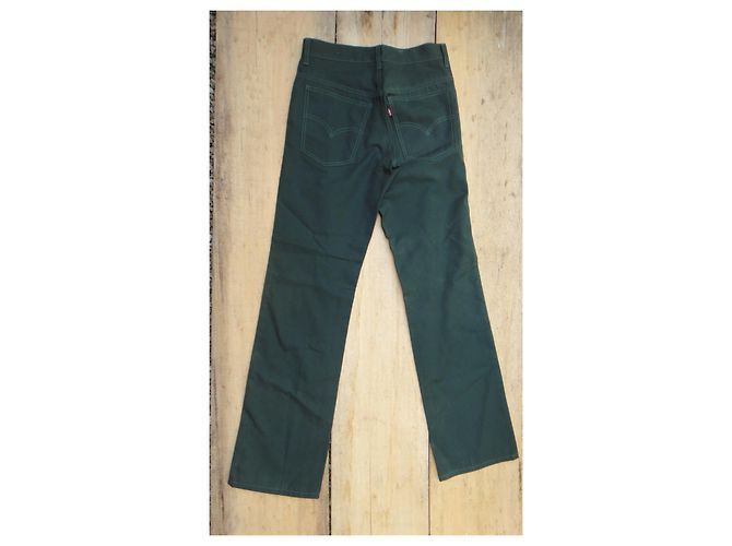 Levi's Typ Sta Prest Jeansgröße 39 Dunkelgrün - Ansicht 2