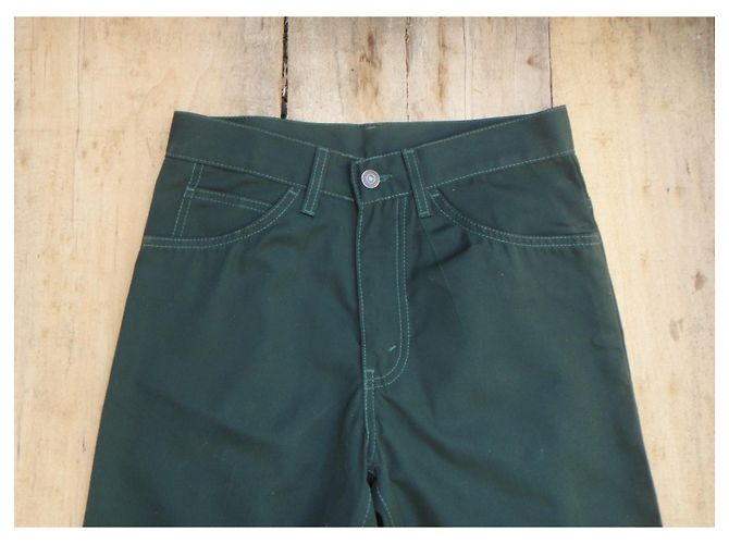 Levi's Typ Sta Prest Jeansgröße 39 Dunkelgrün - Ansicht 4