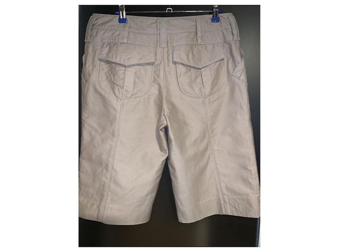 Shorts Bermuda Louis Vuitton Bege de Algodão - vista 2