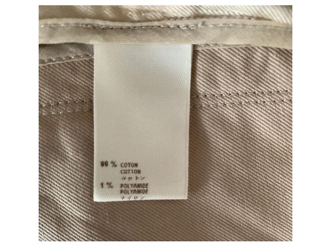 Shorts Bermuda Louis Vuitton Bege de Algodão - vista 4