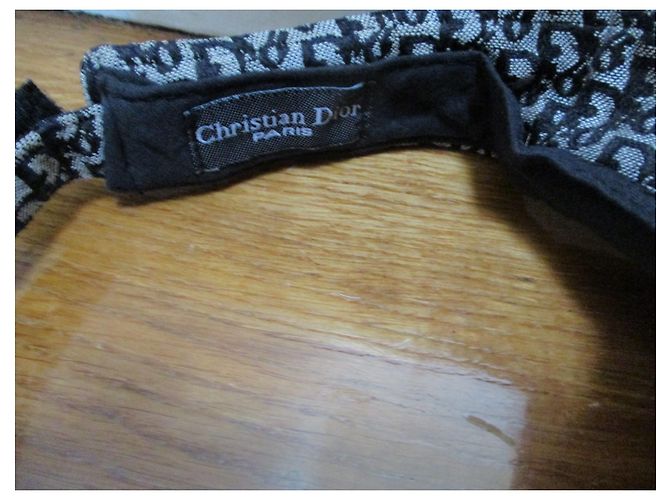 Christian Dior Visiera obliqua in tela. Blu navy - vista 2