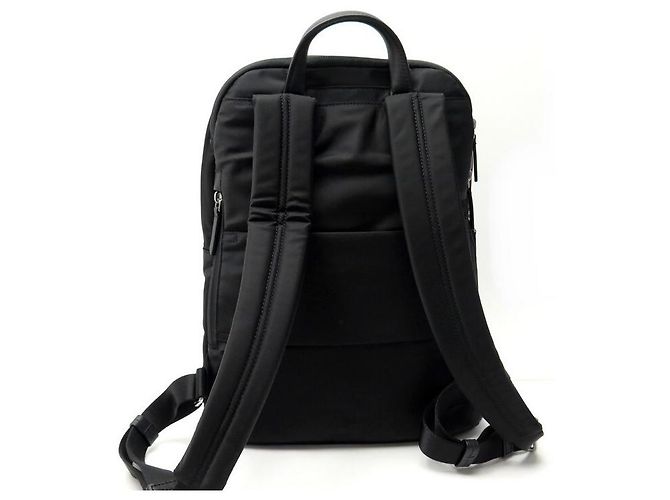 NEUER TUMI HARTFORD RUCKSACK 125049/1041 TASCHE AUS SCHWARZEM LEINWAND - Ansicht 2