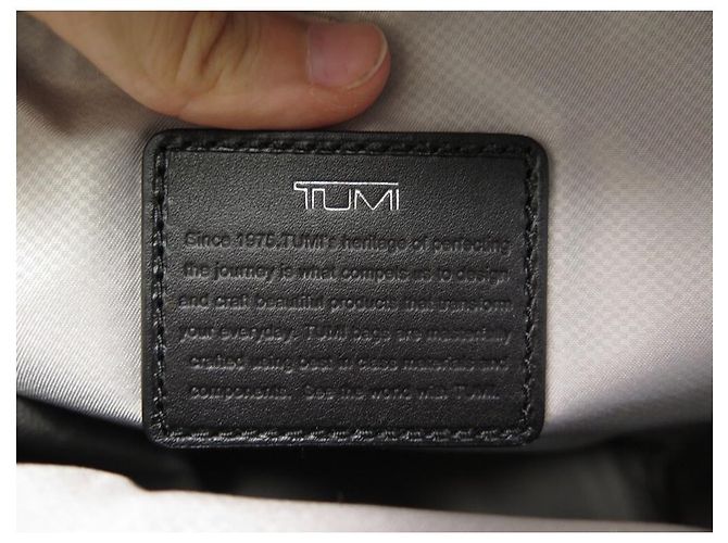 NEUER TUMI HARTFORD RUCKSACK 125049/1041 TASCHE AUS SCHWARZEM LEINWAND - Ansicht 8