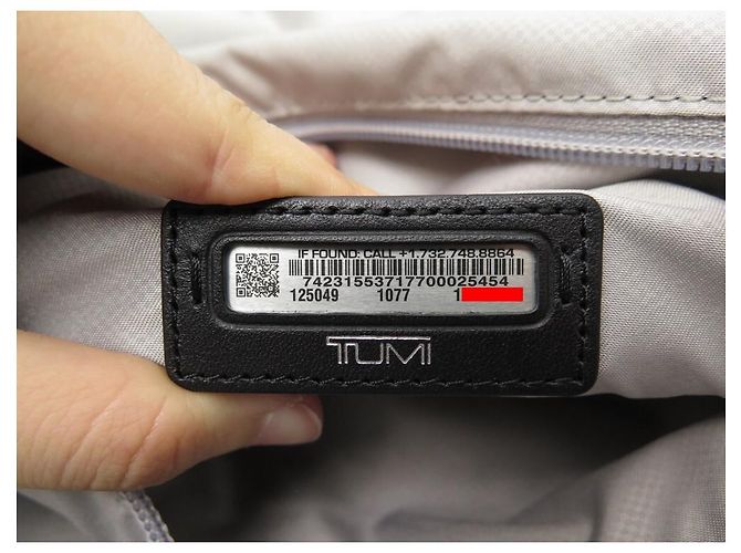 NEUER TUMI HARTFORD RUCKSACK 125049/1041 TASCHE AUS SCHWARZEM LEINWAND - Ansicht 9