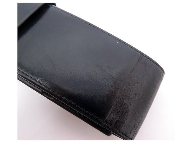 MONTBLANC MEISTERSTUCK CUSTODIA PER 2 PORTAPENNE IN PELLE NERA - vista 5