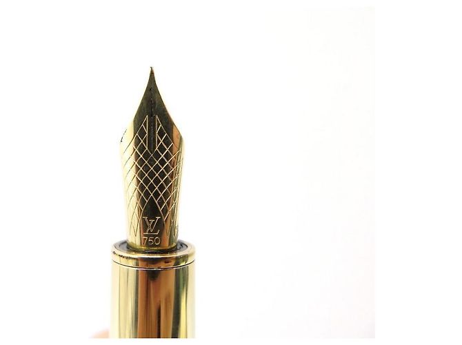 PLUMA LOUIS VUITTON CARGO N73260 PLUMA DE PIEL DE COCODRILO MARRÓN Castaño - vista 6