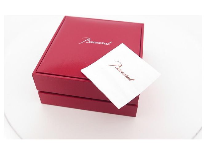 NUOVO CIONDOLO FARFALLA BACCARAT IN CRISTALLO TRASPARENTE + SCATOLA PENDENTE - vista 7