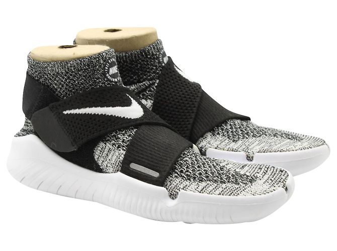 Nike Free RN Motion Flyknit 2018 Baskets en polyester Oreo - vue 4
