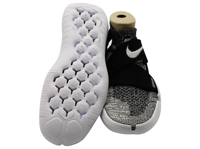 Nike Free RN Motion Flyknit 2018 Baskets en polyester Oreo - vue 6