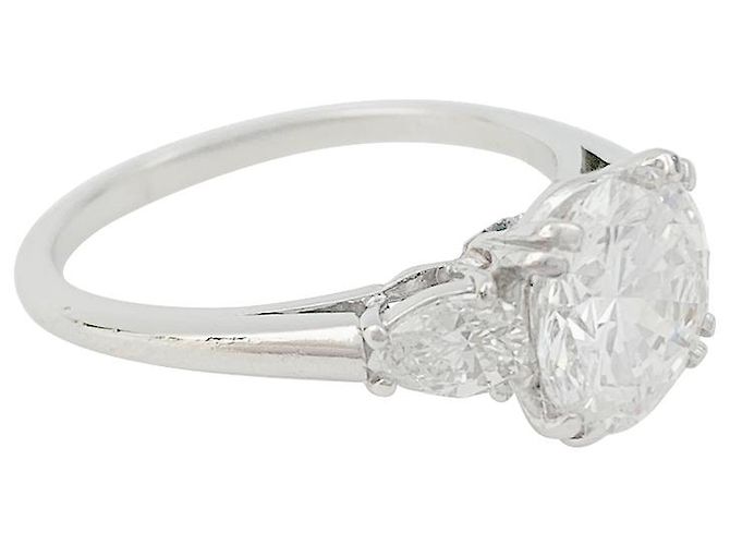 inconnue Diamant-Ring 2 Karat, Platin. - Ansicht 5