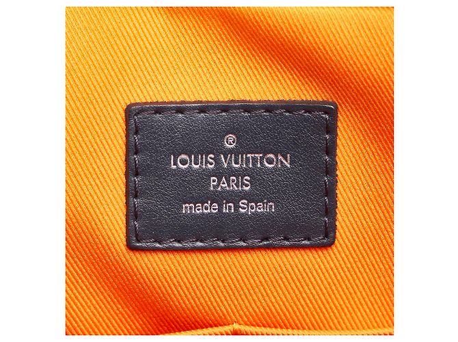 Louis Vuitton Grey Monogram Satellite Alpha Messenger Nero Grigio - vista 6
