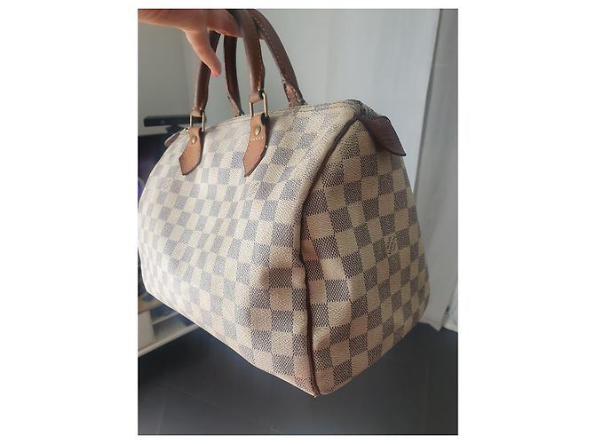 Louis Vuitton Speedy 30 Schachbrett Beige - Ansicht 2