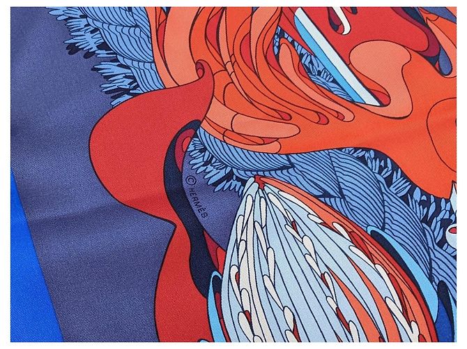 Sciarpa di seta Hermès Botanical Fantasy 140x140 Multicolore - vista 12