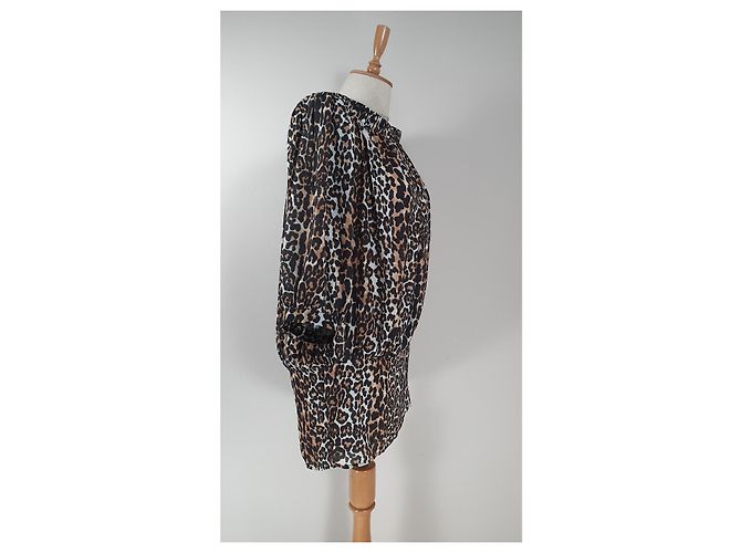 Autre Marque Rika Holly Kleid Leopardenmuster Polyester M Mehrfarben Leopardenprint - Ansicht 3