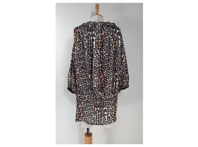 Autre Marque Rika Holly Kleid Leopardenmuster Polyester M Mehrfarben Leopardenprint - Ansicht 4