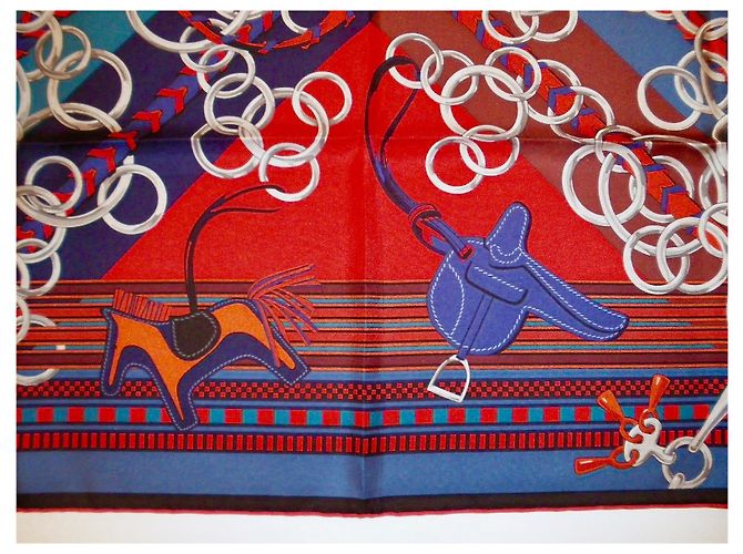 Hermès Bridas y gris gris Multicolor - vista 9