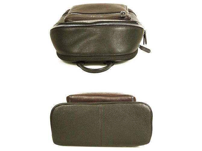 Michael Kors Hudson Gray Monogram Coated Canvas Logo Men Unisex Backpack Bag - view 3