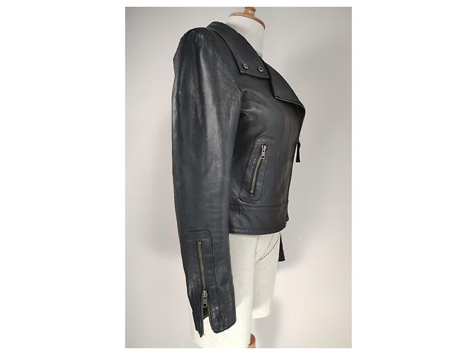 Mackage Lederjacke Schwarz - Ansicht 2