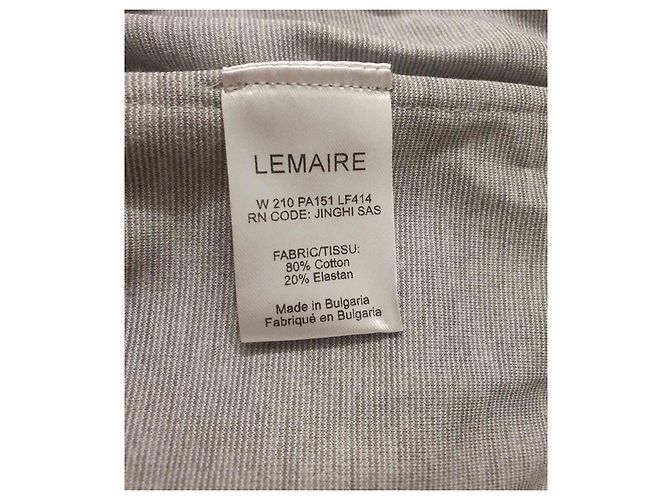 Camisa Lemaire de algodón gris - vista 5