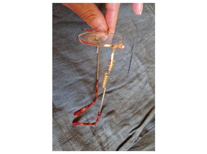 Jean Paul Gaultier Pilotenbrille Gold Metall - Ansicht 3