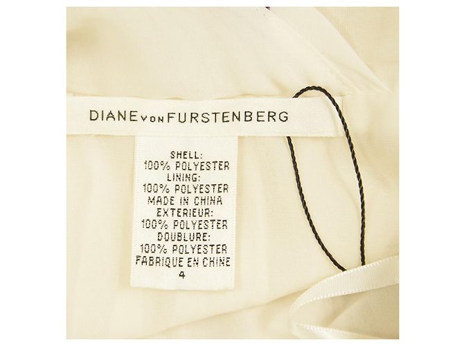 DVF Diane Von Furstenberg Dagny Multicolor Flutter Pleated Mini Dress size 4 Multiple colors - view 3