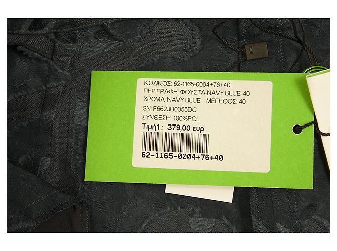 Minifalda acampanada de algodón jacquard floral azul Kenzo talla mini 40 - vista 6