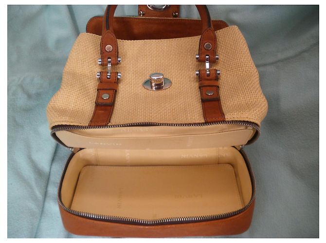 Borsa Lanvin in tessuto con tracolla - vista 7