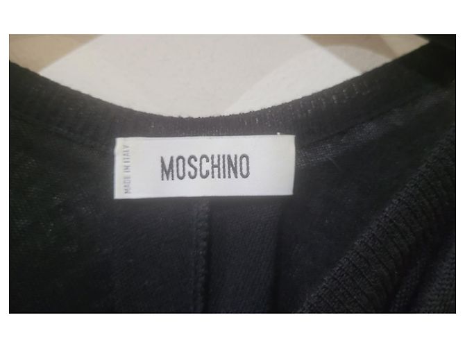 Schwarzes Strickkleid von Moschino - Ansicht 3