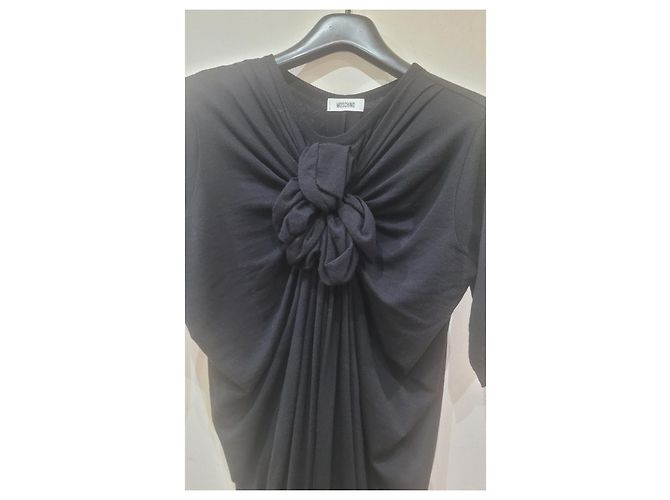 Schwarzes Strickkleid von Moschino - Ansicht 4