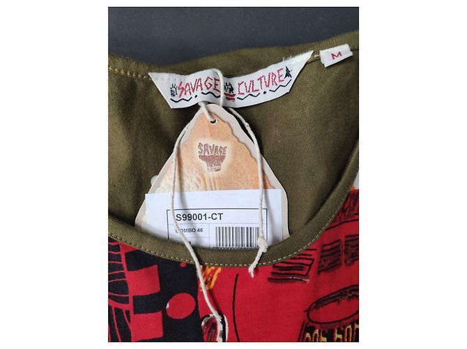 Autre Marque Camicetta Savage Culture in cotone a maniche lunghe Multicolore - vista 4