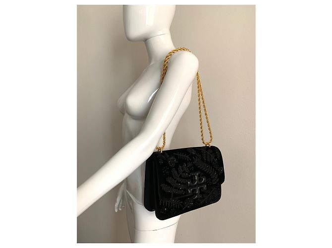Tory Burch Borsa a mano Eleanor ricamata - vista 14