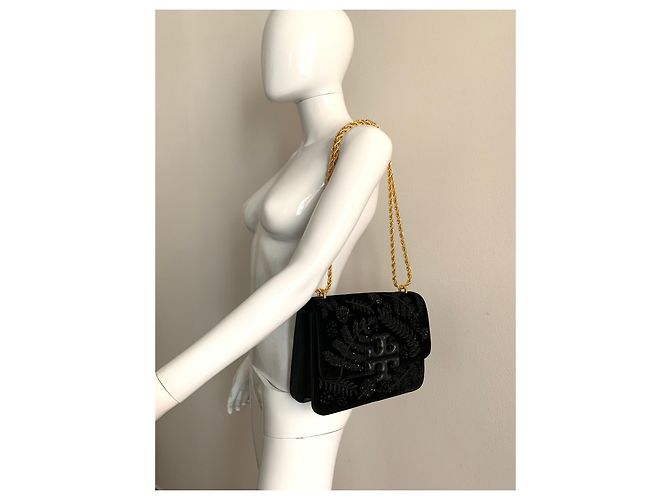 Tory Burch Borsa a mano Eleanor ricamata - vista 15