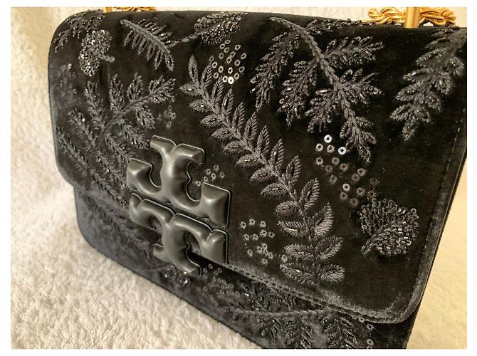 Tory Burch Borsa a mano Eleanor ricamata - vista 7