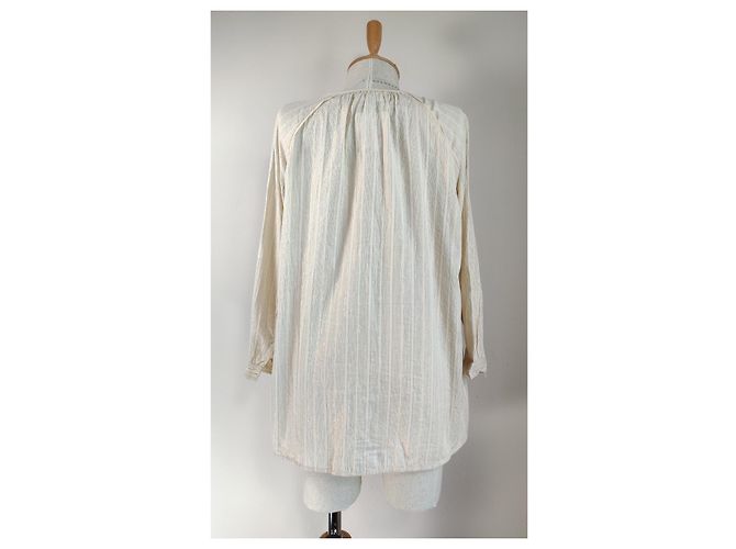 Blusa Noa Noa Oversize de Rayas de Algodón Multicolor - vista 4
