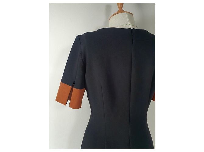 Baum und Pferdgarten Kleid Braun Schwarz Größe 38 - Ansicht 5