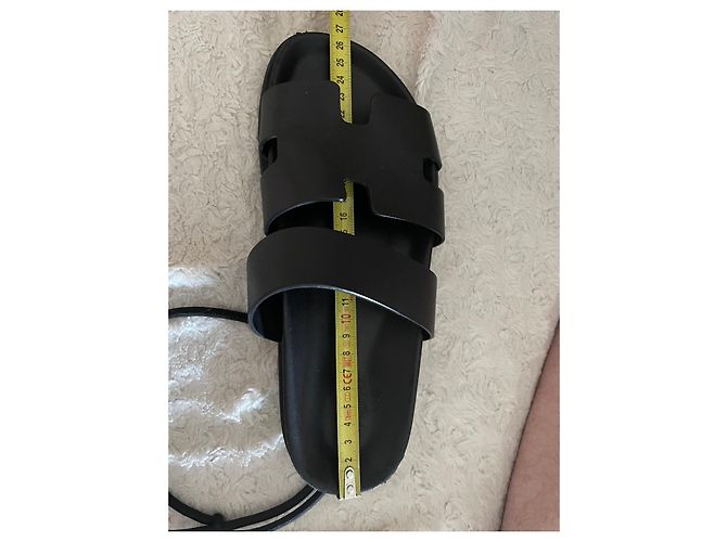 Sandali Hermès Ankara in pelle neri Nero - vista 8