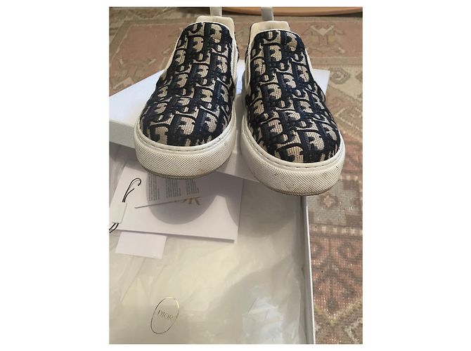 Sneakers Dior Blu Navy 38.5 - vista 2