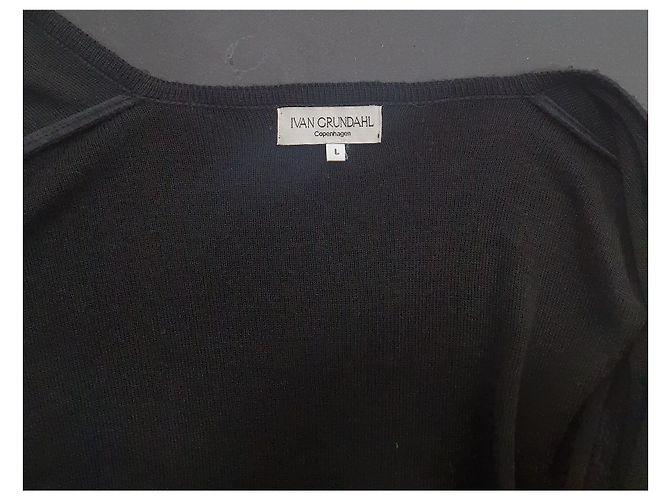 Autre Marque Cardigan nero Ivan Grundahl - vista 6