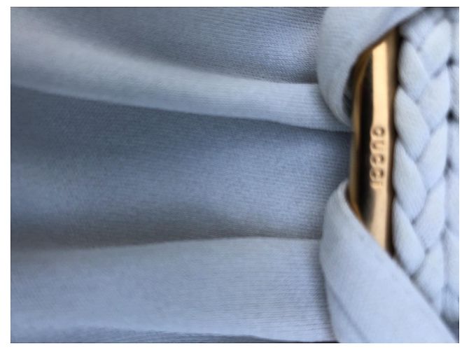 Top de raso gris perla Gucci - vista 2